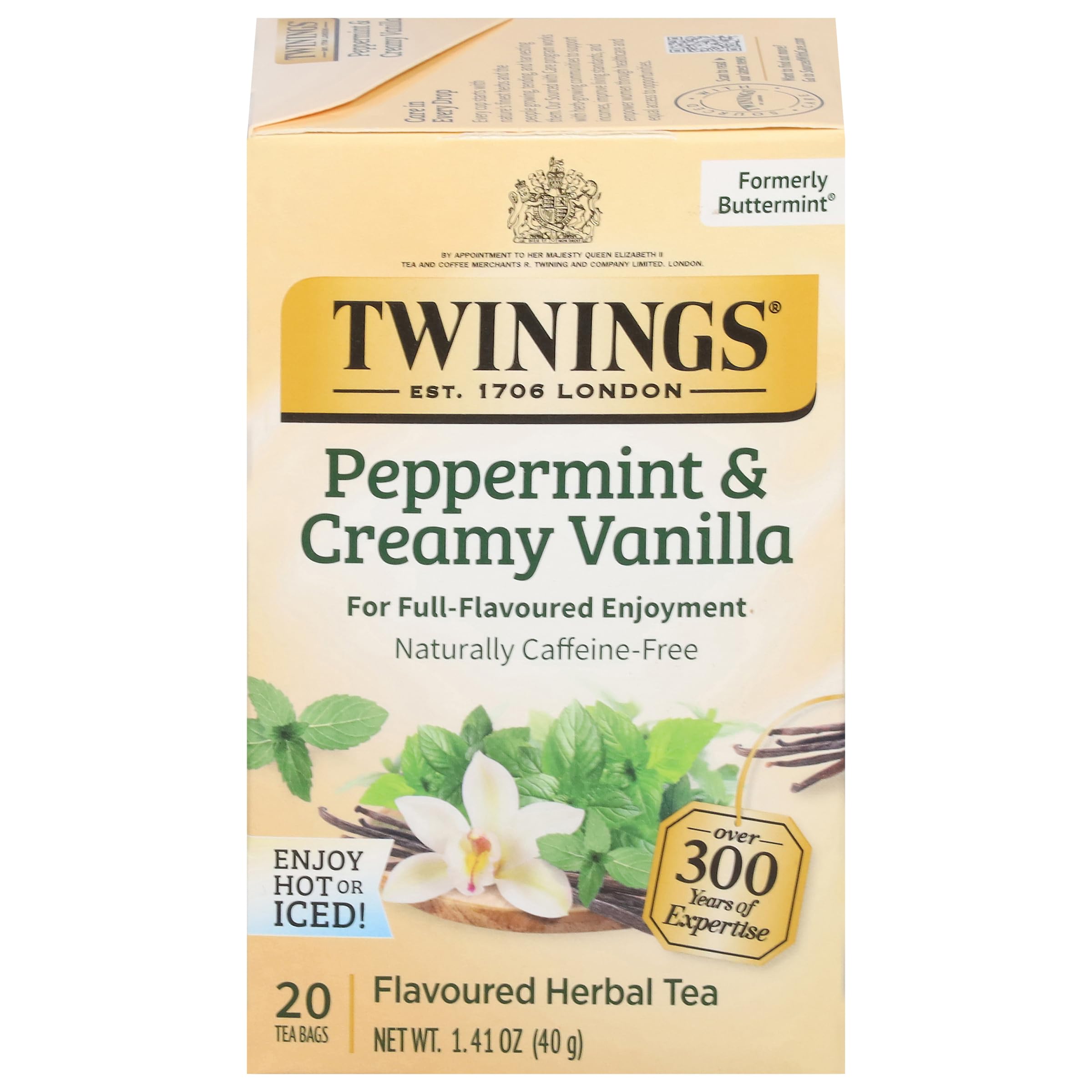 Twinings Peppermint & Creamy Vanilla Herbal Tea 1