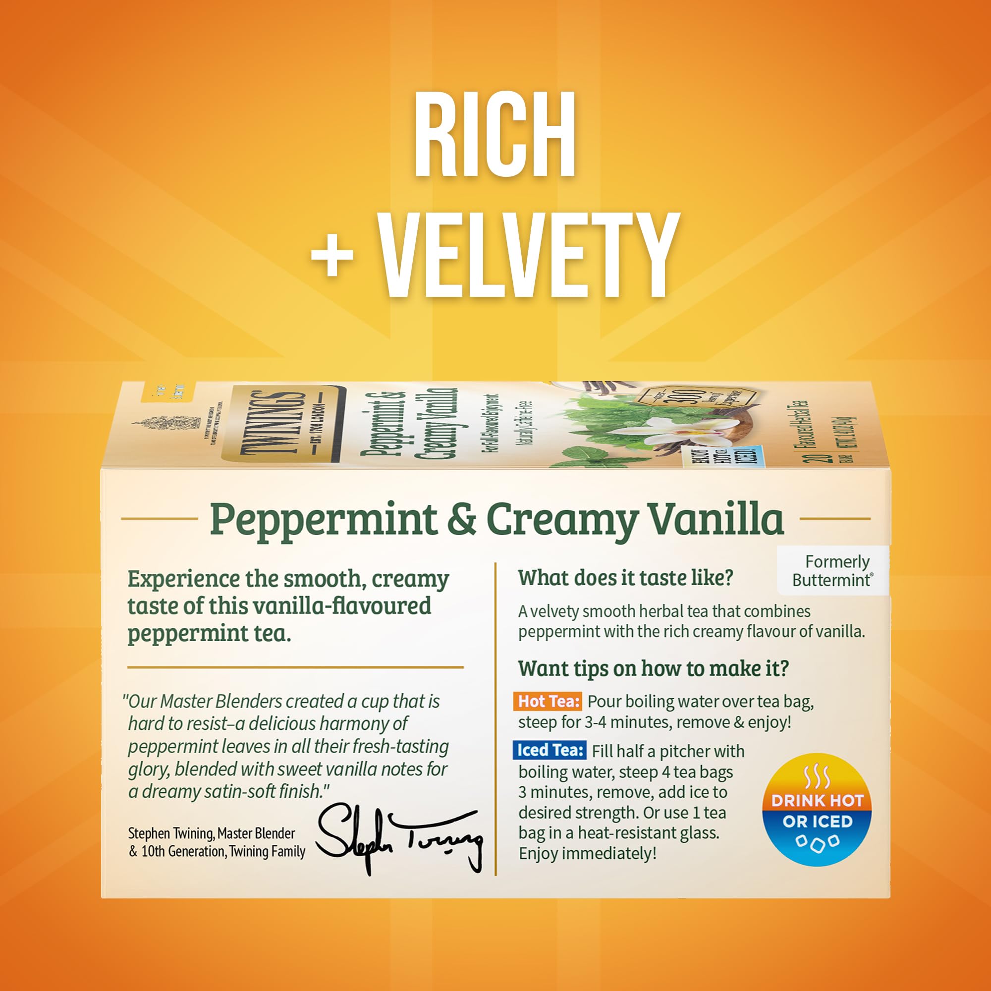 Twinings Peppermint & Creamy Vanilla Herbal Tea 2