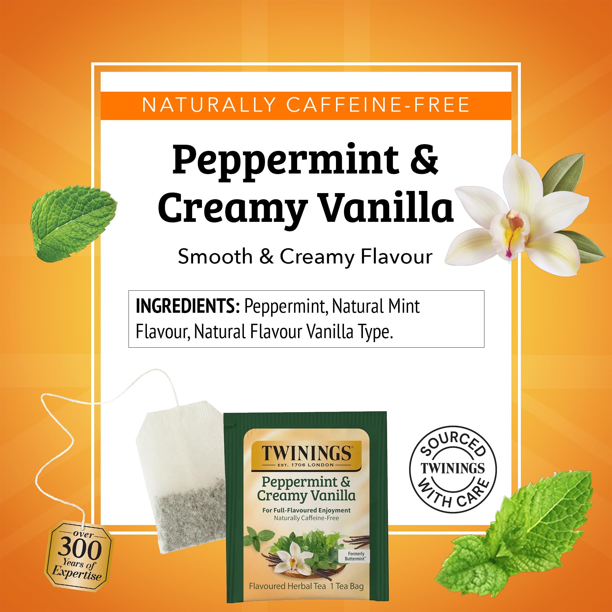 Twinings Peppermint & Creamy Vanilla Herbal Tea 4